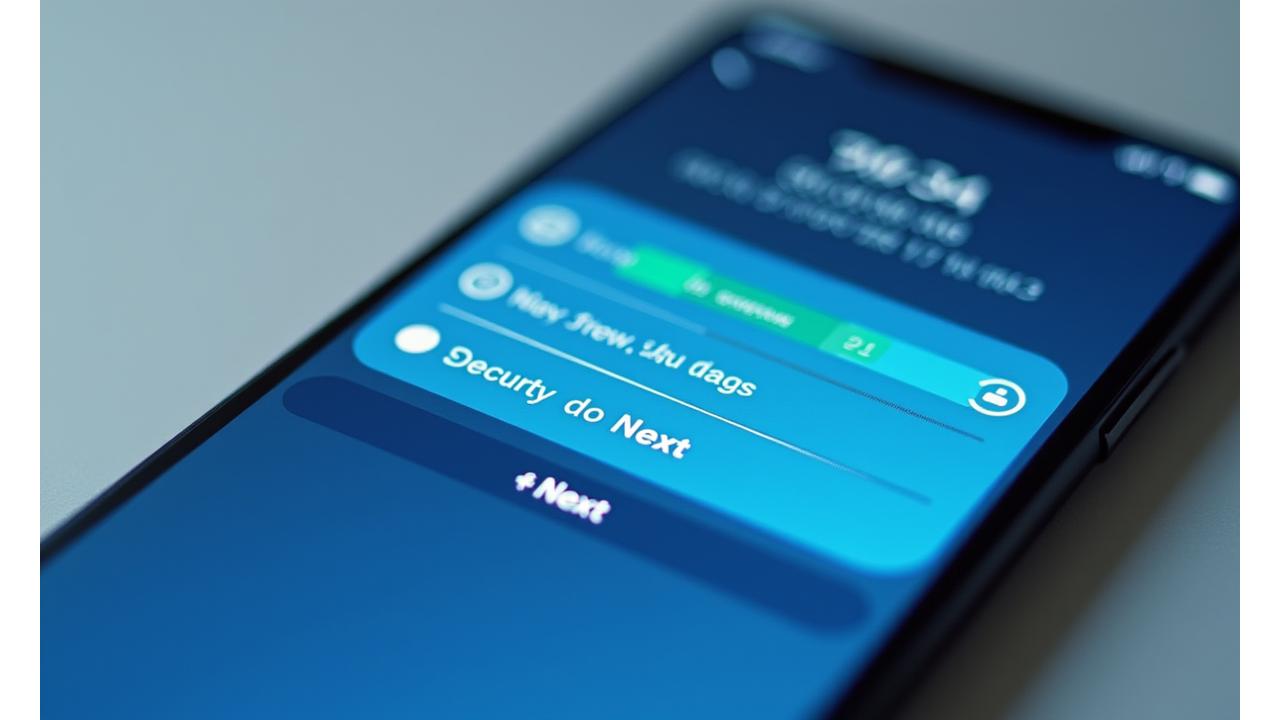 Digital application process with progress bar indicating 25% completion, secure, and mobile-optimized