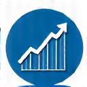 Icon representing financial planning and growth.