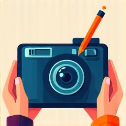 Person using a professional camera or design tablet, representing equipment upgrades for creatives and freelancers