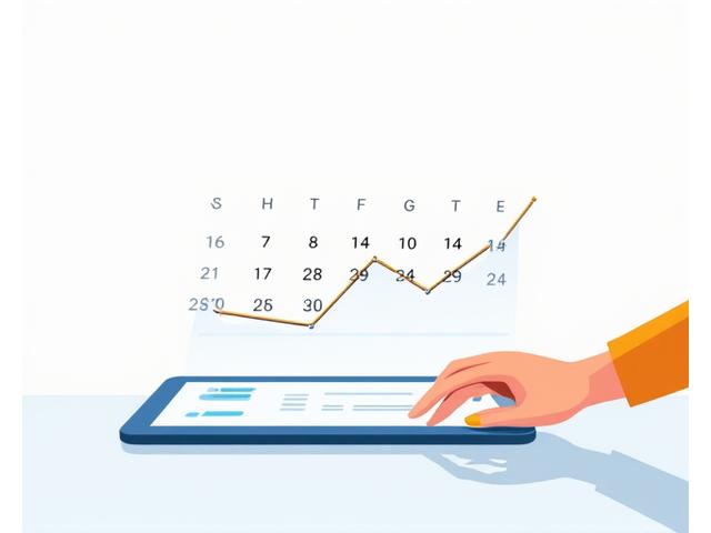 Illustration of a calendar with flexible payment dates highlighted and a hand adjusting a repayment slider, symbolizing adaptable repayment plans