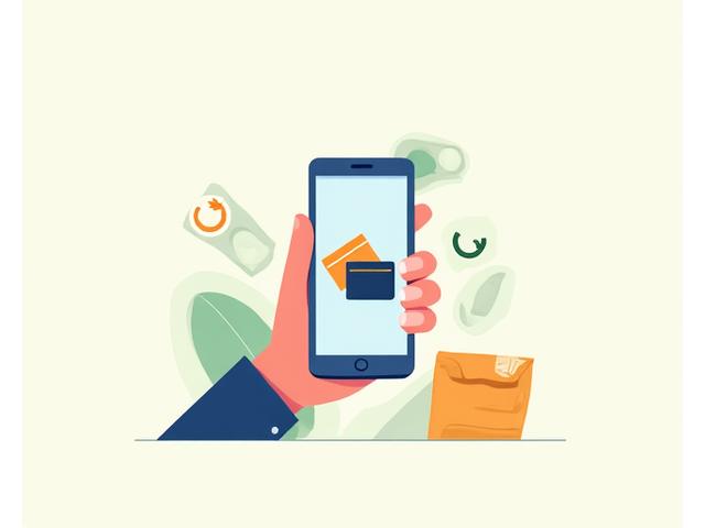 Illustration of a smartphone with a digital wallet icon, representing instant digital wallet transfers.